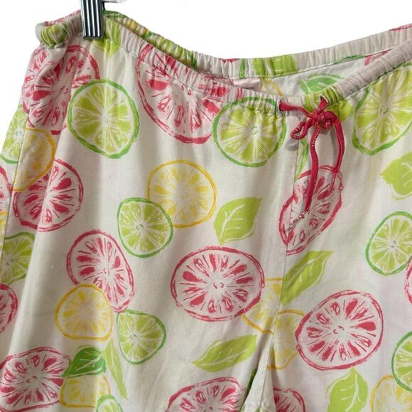 Victoria’s Secret top and pant pajama set with limes citrus fruit print - Picture 11 of 15